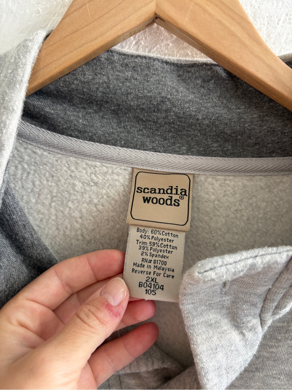 Vintage Scandia Woods button down shacket - Picture 4 of 6